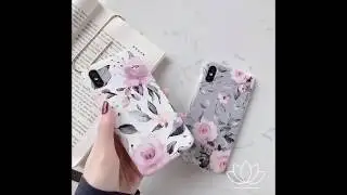 2019 FLOWER PRINTED COVER CASES FOR IPHONE XS MAX, XS, XR, X & MORE