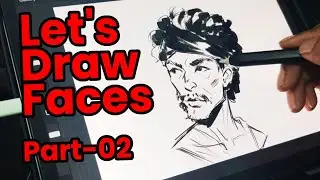 Gesture Drawing #40 | Let's Draw faces 02