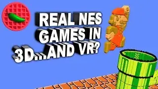 REAL NES GAMES IN 3D & VIRTUAL REALITY! -- 3DNes VR (Indie Game / Utility)