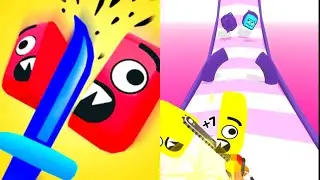 Sword Cut Run 🔴💰🌈🎉 Max Level ⚔️🏵️ Android IOS Gameplay 02