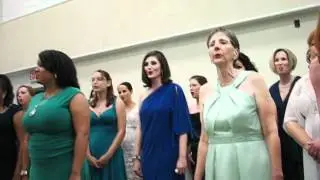 US Military Wives Choir practices in Children's Choir rehearsal space part 2