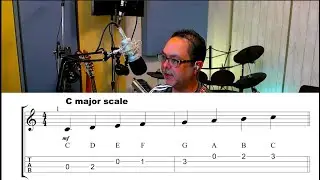 Improvisation with ukulele with C major scale by Mr. Velez Virtual Music
