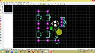 Design Board Convert AC 220v to DC 12v Electronic Circuit Design PCB in Proteus ARES