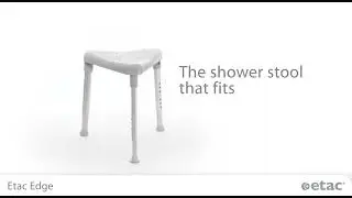 ETAC Edge Shower Stool 8180 1010 : Height Adjustable