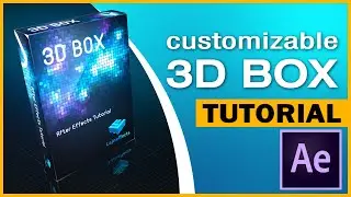 How to Create 3D BOX in After Effects - After Effects Tutorial (Part 01)