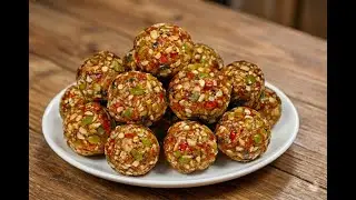 चीनी के बिना 5 मिनट में बनाएं हेल्दी ड्राई फ्रूट लड्डू | No Sugar Dry Fruit Ladoo Recipe