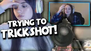 RED EMZ TRIES TO TRICKSHOT! - MW2 Trickshotting