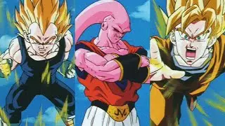 Goku & Vegeta vs Boohan (Japanese)