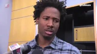 Ed Davis Reacts to His Ejection Against the Magic