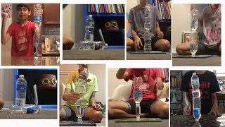 I Flipped 8 TOWER SHOTS in 1 VIDEO!?! | Water Bottle Flip Trick Shots 3| Just WOW