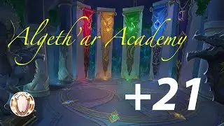 Algeth'ar Academy +21 | Tyrannical | Dragonflight Season 1 M+ | Disc Priest PoV