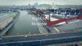 View on Moscow Kremlin and the embankment of the Moscow river