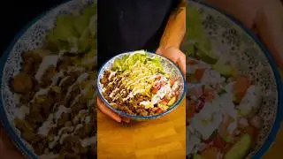 Easiest Taco Bowl recipe! 🌮🥙  #tacobowl #30minutemeals #recipe