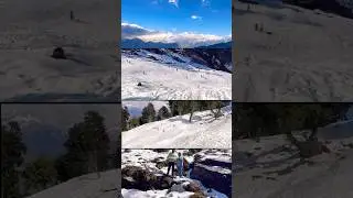 This Hidden Place in Uttarakhand Turns into a Snow Paradise ❄️ 🤍🌸 #munsyari #snowfall #uttrakhand