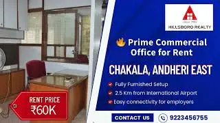 💼 Affordable Furnished Office in Chakala | Best for Small & Mid-Size Companies 🔑