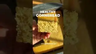 healthy cornbread made with almond flour 🤩#shorts