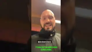 TYSON FURY REACTION TO THE CHISORA FIGHT NEGOTIATIONS
