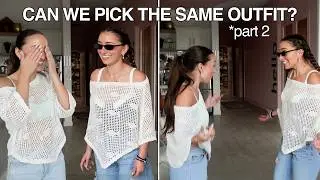 Can Twins Pick The Same outfit? | Telepathy Challenge