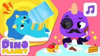 Vocabulary song for kids: The table song 🍽🍽 | DINO Cartoon Class.