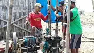 Mesin bor sumur sawah terbaik - Pengeboran [ Best rice well drilling ]