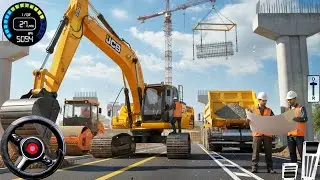 Excavator Simulator 3D - JCB Road Construction Games 2026 - Android Gameplay