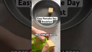 Простой завтрак на День блинов 🥞 ЛУЧШИЙ способ разогреть из замороженного состояния ❄️ #pancakeday