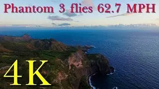 Phantom 3 Pro 62.7 MPH High Speed Sunrise Drone Flight in 4K UHD