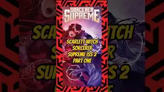Sorcerer supreme issue two part one #ScarletWitch #Comics #Marvel