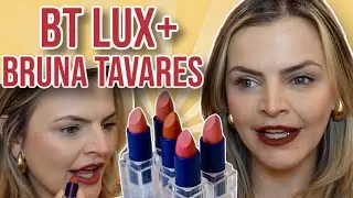 TESTANDO O NOVO BATOM BT LUX+ DA BRUNA TAVARES