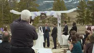 Full Wedding Ceremony at Private Residence | Fraser, CO (Mountain Wedding)