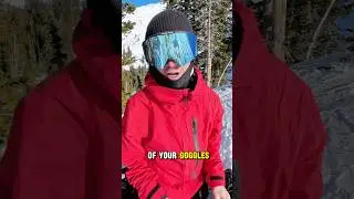 Goggle strap inside versus outside helmet @outdoormasterUS #snowbording #sponsored