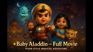 🌟 Baby Aladdin Full Movie (Parts 1&ndash;9) | 3D Hindi Cartoon | Baby Ironman Aladdin vs Evil Sorcerer 👑✨