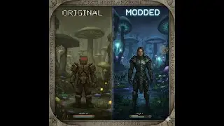 Elder Scrolls Morrowind: Original vs. Modded Opening moments