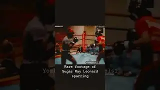 Sugar Ray Leonard Sparring: Raw Footage #Boxing #boxer #Legend