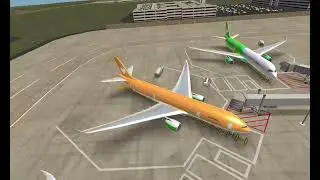 обзор игры Air Safety World симулятор бортпроводника simulator авиакомпании