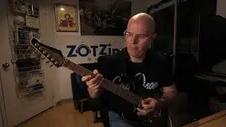 Jamming over an E minor groove