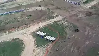 Aerial footage drone.  Lawrence county fairgrounds and TNT motocross track. July 2022