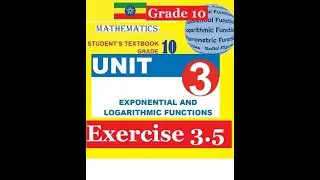Mathematics Grade 10 Unit 3 Exercise 3.5 @mathT_21