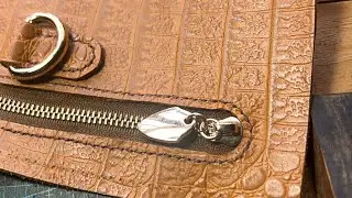 Bag Making/ Instaling D-Rings,Zip and Leatherwork Part 1