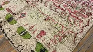 Mid 20th Century Moroccan Carpet  #22425 -*