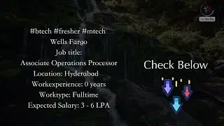 Associate Operations Processor (Wells Fargo)