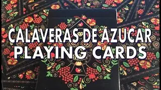 Deck Review - CALAVERAS DE AZ&Uacute;CAR Playing Cards