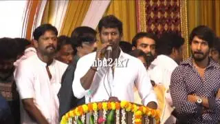 Vishal Becomes the Producer Council President ; Promises to good things | Polimer News