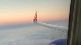 Southwest Airlines Boeing 737-700, landing in Orlando, FL.