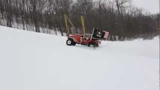 Super Mods up the Face at Schuss Snow Challenge 2013
