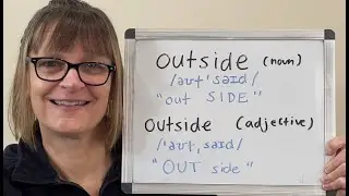 How to Pronounce Outside (Noun and Verb)