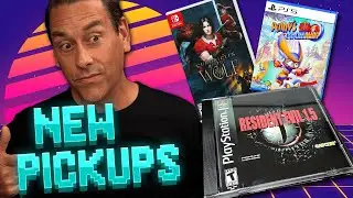 Pixel Art Comeback?! My Huge Nintendo Switch Pickups Haul (Switch, PS5, PS1) + Gears of War Reloaded