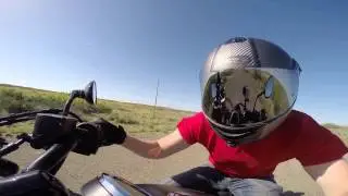 RACE!!! Yamaha bolt vs Kawasaki vulcan 900
