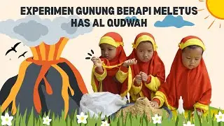 Experimen gunung berapi meletus HAS Al Qudwah 2025