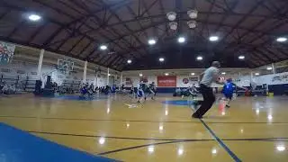 Bellmore Merrick Rebels 8th Grade Basketball, Lieberman #35 Kicks Opposing Player
